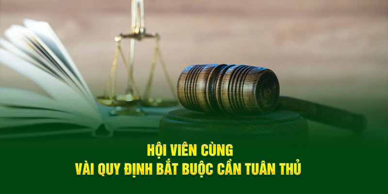 Hội viên cùng vài quy định bắt buộc cần tuân thủ  