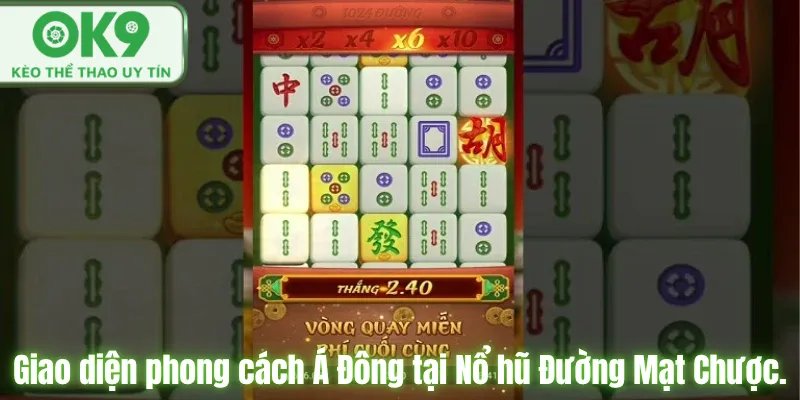 Nổ Hũ Đường Mạt Chược OK9 Đổi Thưởng Hấp Dẫn 2026 Giao diện phong cách Á Đông tại Nổ hũ Đường Mạt Chược.