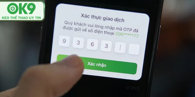 Chính Sách Bảo Mật Người chơi xác minh tài khoản bằng mã OTP bảo mật.