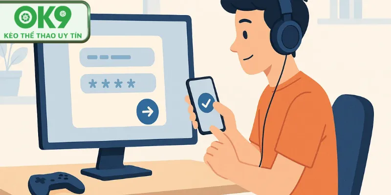 Miễn trừ trách nhiệm Người chơi xác minh tài khoản cá nhân trên hệ thống OK9.